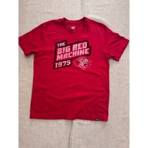 47 Cincinnati Reds Retired Big Red Machine 1975 Graphic Tee Medium